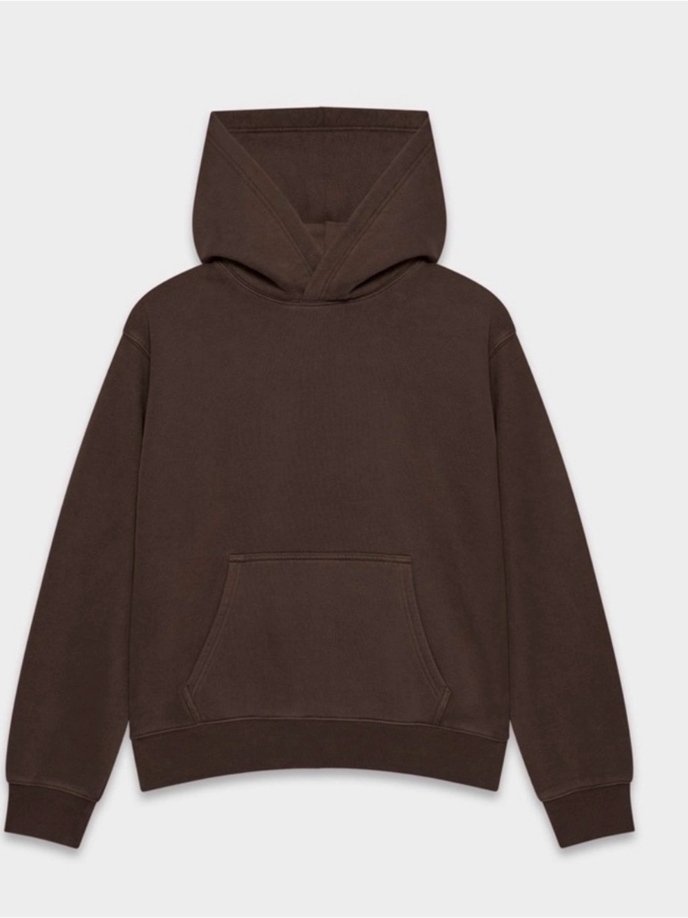 Aritzia Brown Hooded Sweatshirt